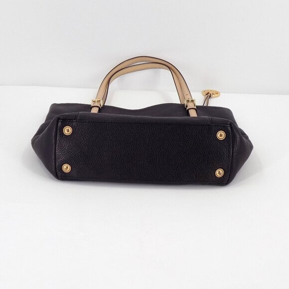 Michael Kors Jet set Tote shoulder bag Black Pebble Leather Medium - Picture 6 of 13